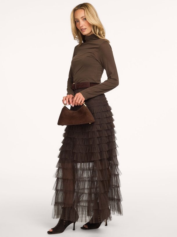 34238 JadeCC Skirt Jade, geweven rok