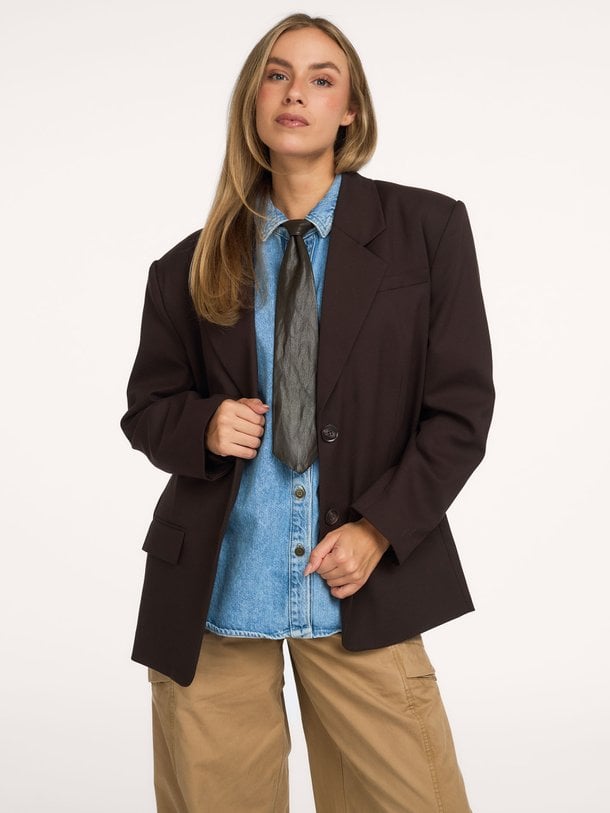 GittCC Tie Gitt, leatherlook stropdas