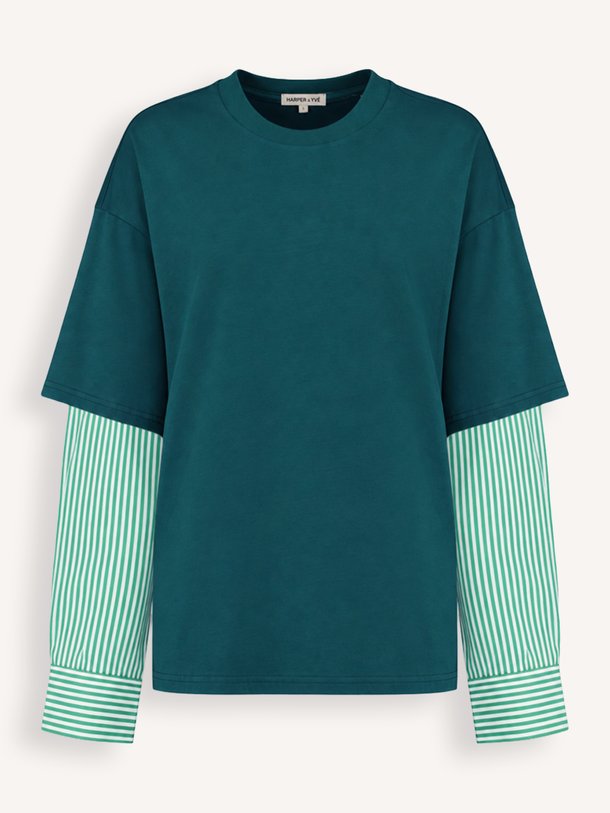 Izzy, katoenen oversized longsleeve