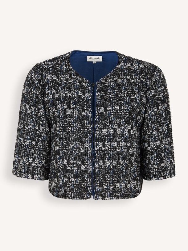 TrineLL Short Jacket 3/4 Trine, wolmix bouclé jasje