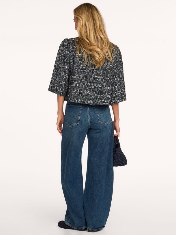 TrineLL Short Jacket 3/4 Trine, wolmix bouclé jasje