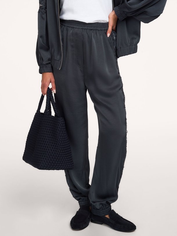 TalmaLL Pants Talma, geweven broek met kant