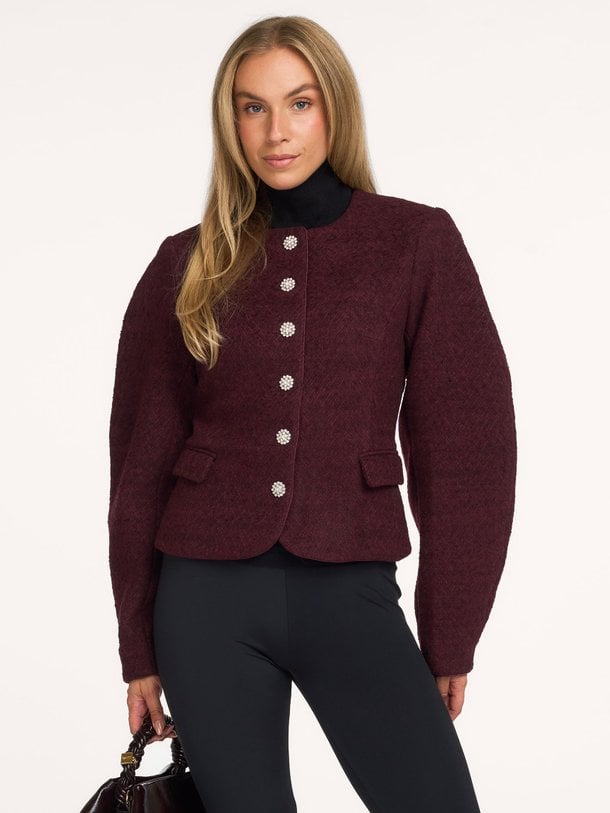 VINETTIN JACKET Vinettin, wolmix jasje