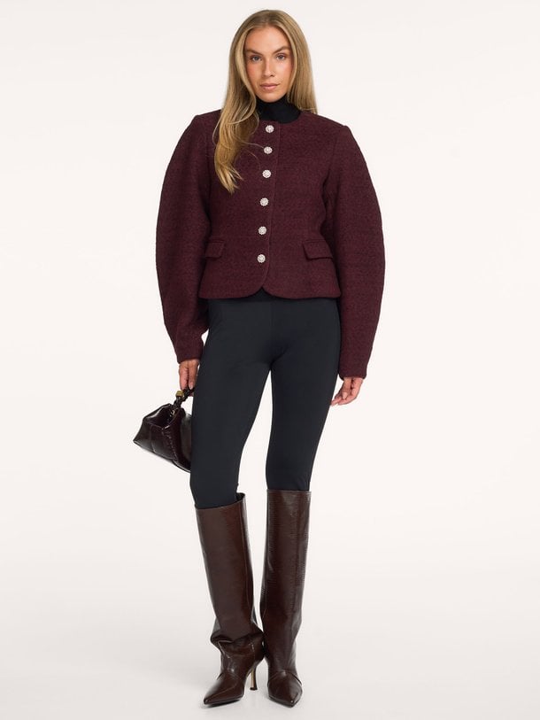 VINETTIN JACKET Vinettin, wolmix jasje
