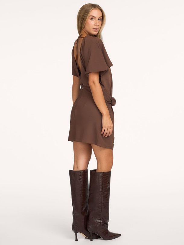FUMINO MINI DRESS Fumino, geweven jurk