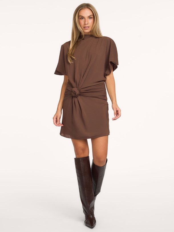 FUMINO MINI DRESS Fumino, geweven jurk