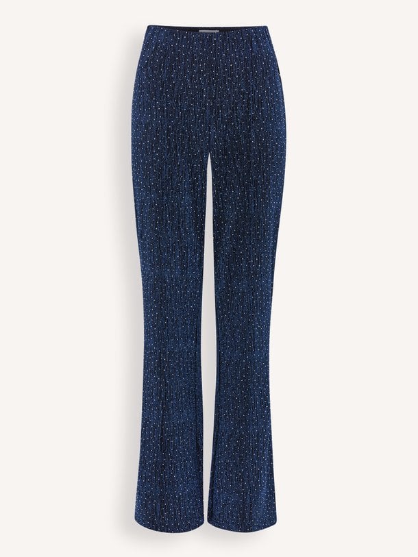 CaseyLL Pants Casey, geweven lurex broek