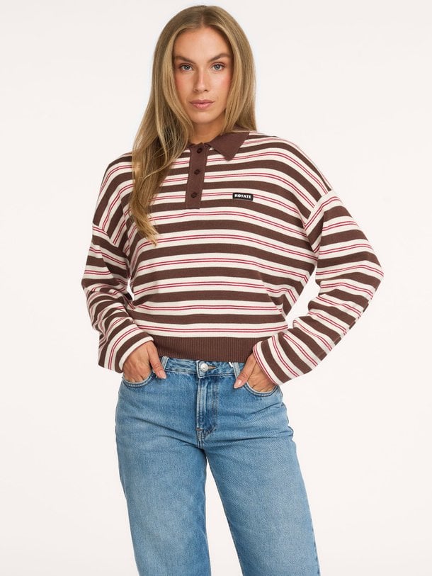 ELLIA LONGSLEEVE POLO Ellia, wolmix polo trui