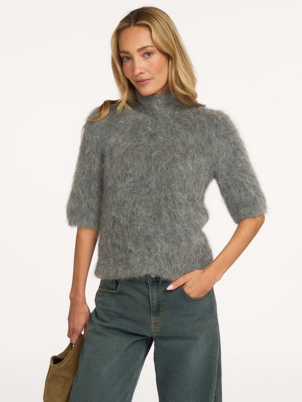 Karla Knit SS Karla, alpacamix gemêleerde trui