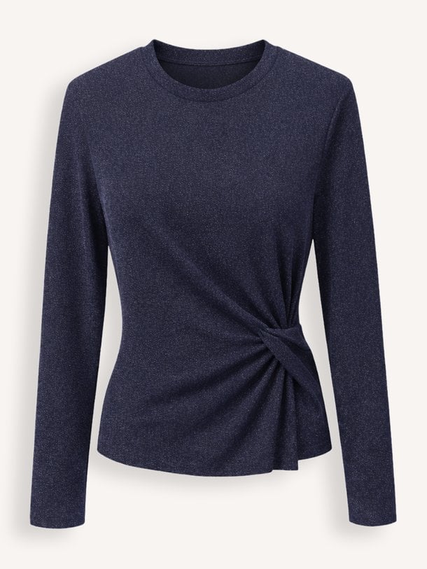 Tiana, elastische top met lurex