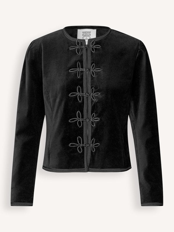 Jolina Jacket Jolina, katoenen velours jasje