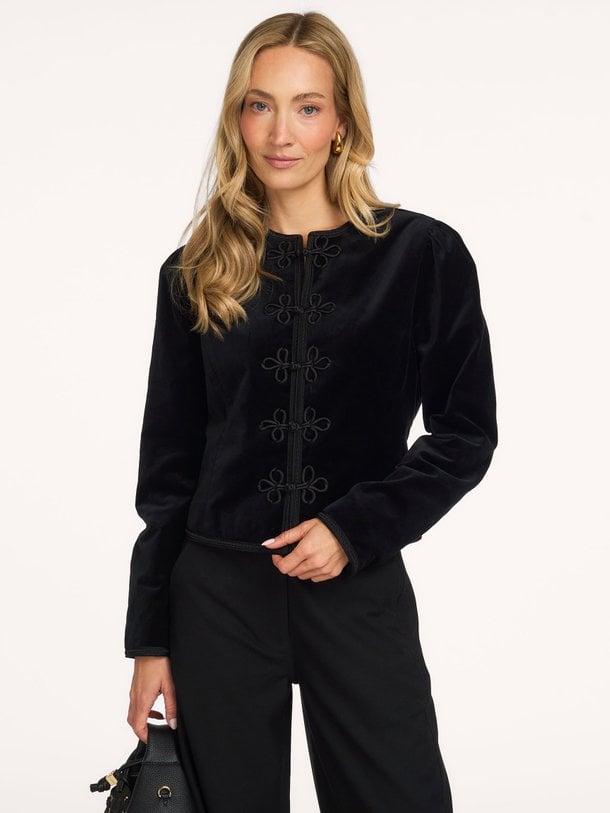 Jolina Jacket Jolina, katoenen velours jasje