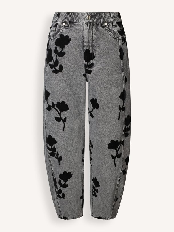 Lawrissa, high waist barrel fit jeans
