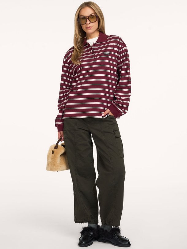 Pique, katoenmix polo longsleeve