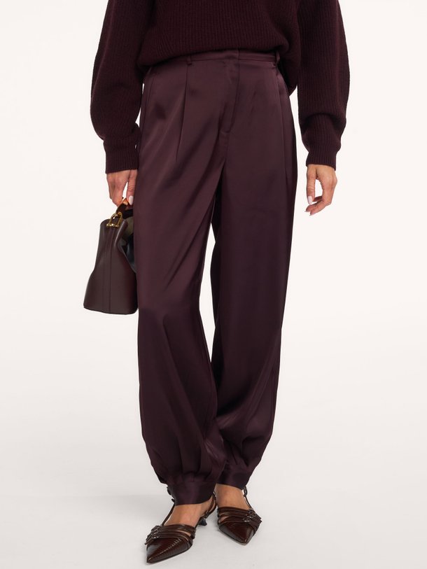 Delancy bold satin balloony pants Delancy, geweven balloon broek