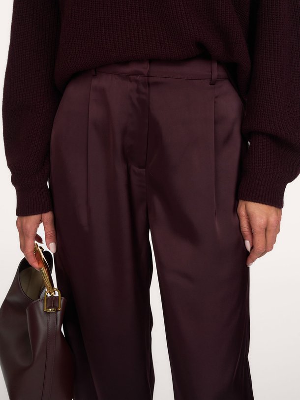 Delancy bold satin balloony pants Delancy, geweven balloon broek