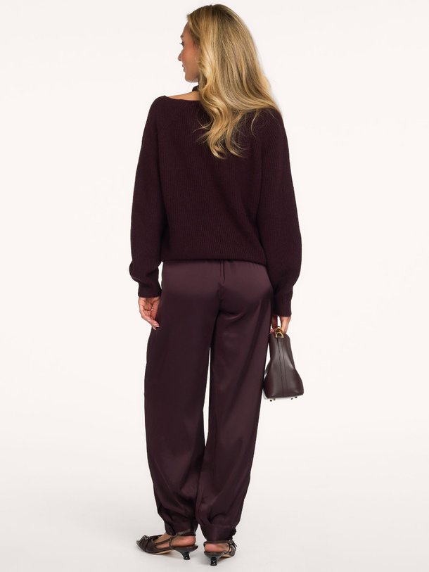 Delancy bold satin balloony pants Delancy, geweven balloon broek
