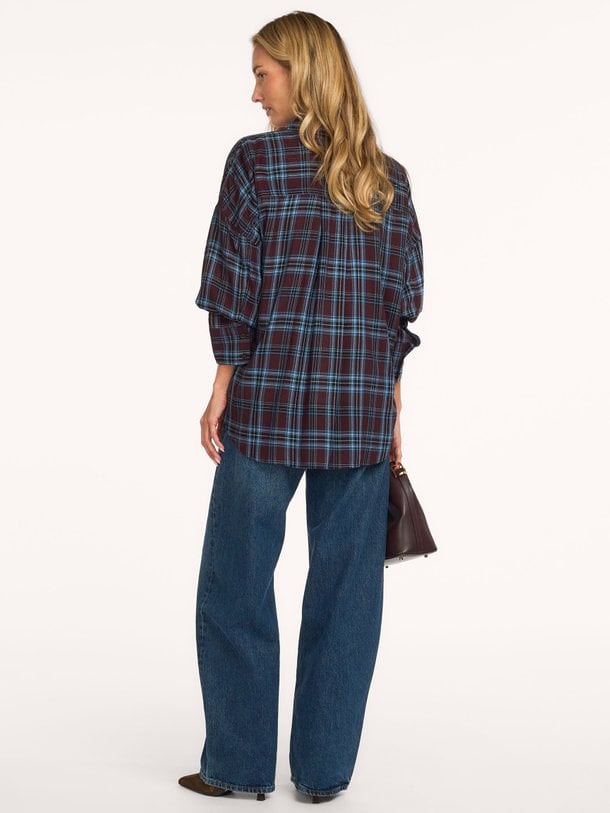 The Bow, high waist barrel fit jeans