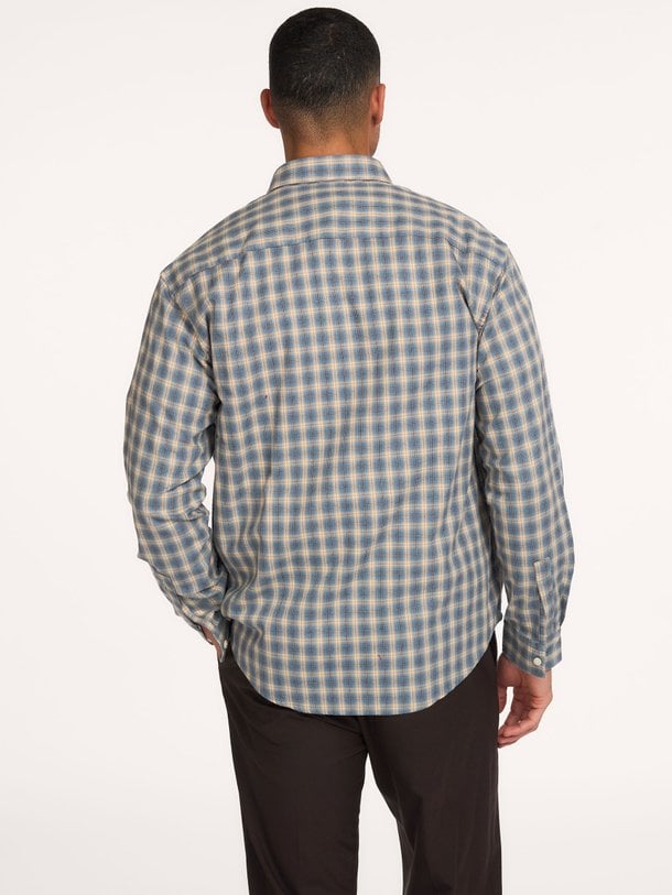 Deon 5465 Deon, organic cotton geruit overhemd
