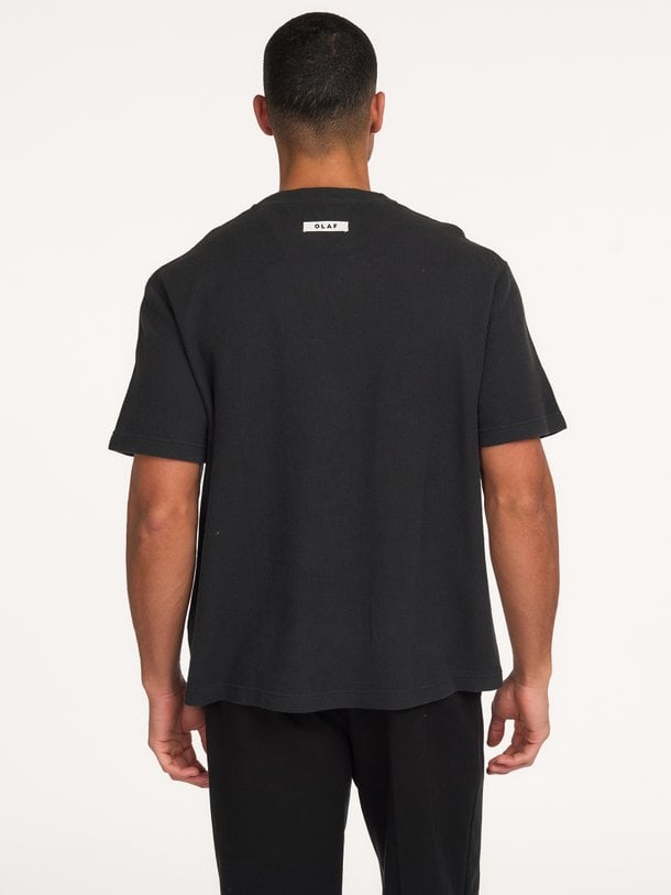 RIBBED TEE Organic cotton rib T-shirt