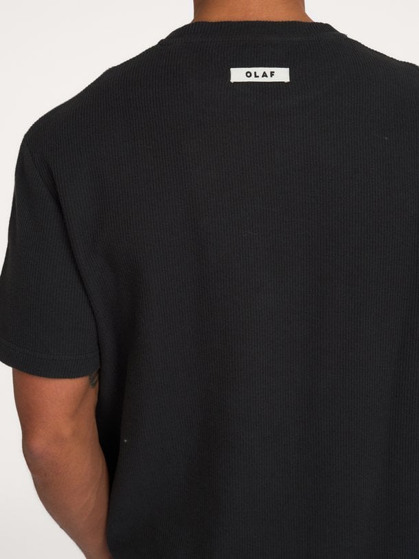 RIBBED TEE Organic cotton rib T-shirt