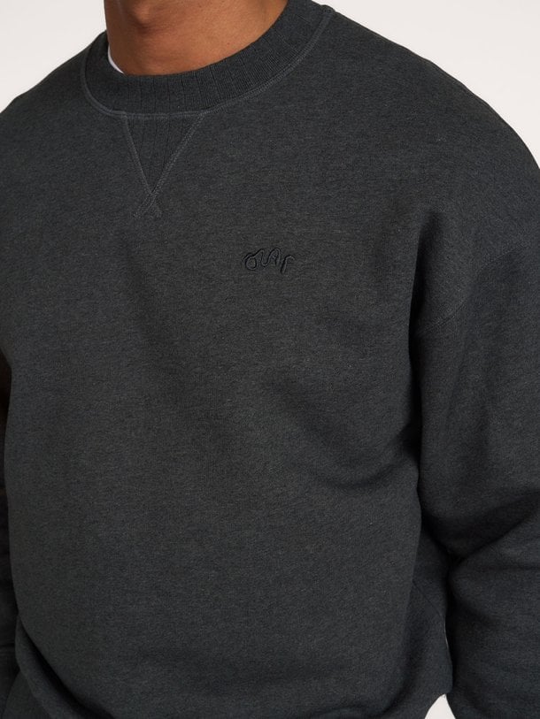 SIGNATURE BOXY CREWNECK Organic cotton sweater
