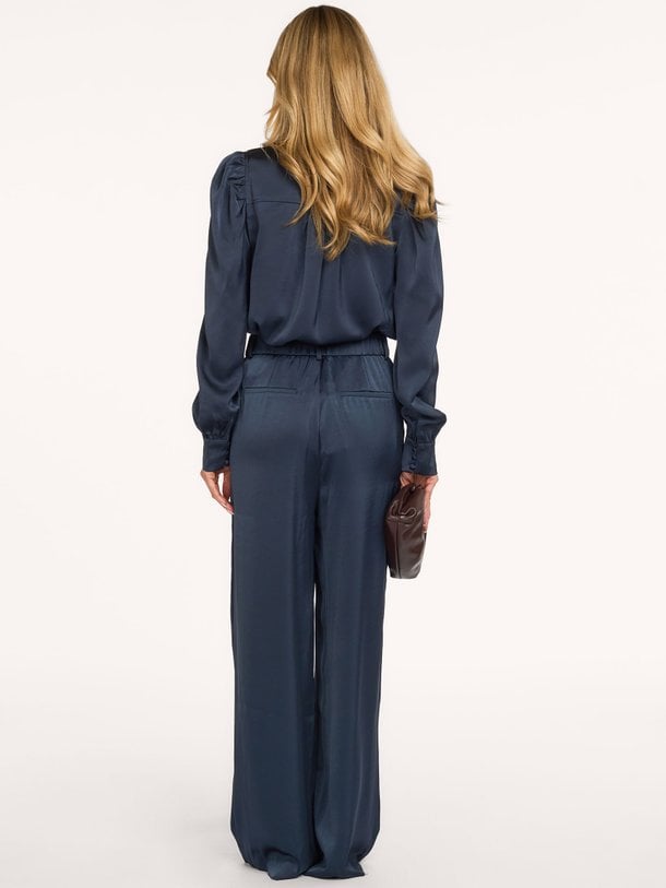 Rosslyn Heavy Sateen Blouse Rosslyn, geweven satijnen top
