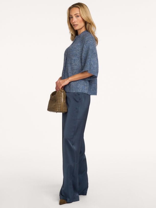 Emmett Heavy Sateen Pants Emmett, geweven satijnen pantalon